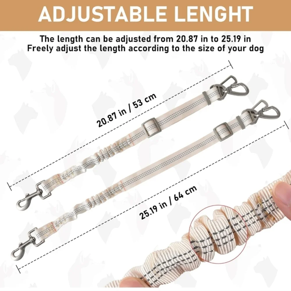Dog Seat Belt Harness and Collar Set